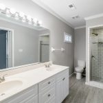 1605 Lawyers Road, Indian Trail, Bullard Realty Group Second Master bath with tile floor , frameless glasss, subway tile shower