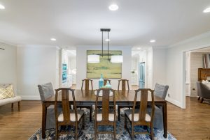 4200 Chelmsford dining room ample for entertaining and flowing to living areas and kitchen. 