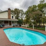 1605 Lawyers Road, Indian Trail, Bullard Realty Group Pool with decking and view of back of house